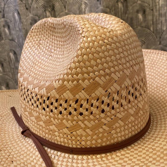 Stetson Western Straw Hat/Size Womens 6 3/4. - Picture 2 of 4